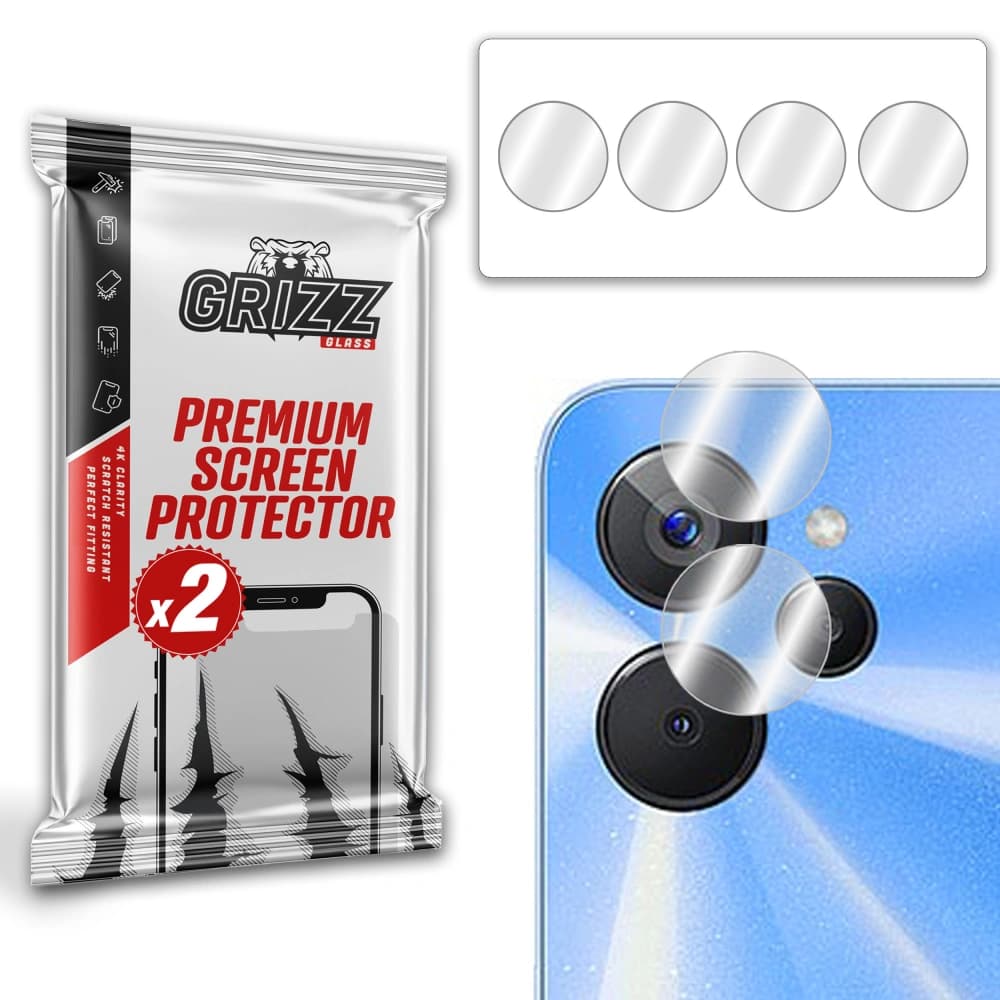 GrizzGlass Kamera Glas HybridGlass Kamera für Realme 10T - 1