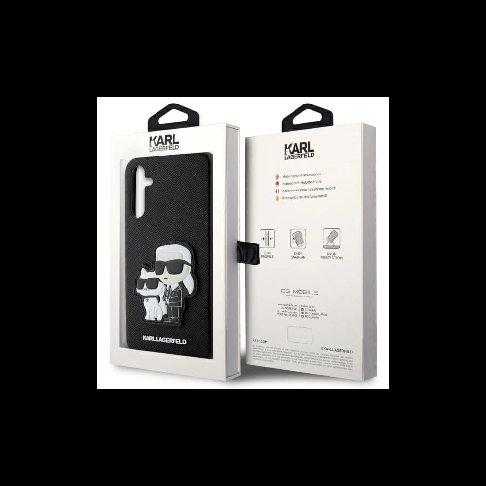 Karl Lagerfeld Samsung Tasche KLHCA54SANKCPK Galaxy A54 5G Hartschalenkoffer schwarz/schwarz Saffiano Karl & Choupette - 8