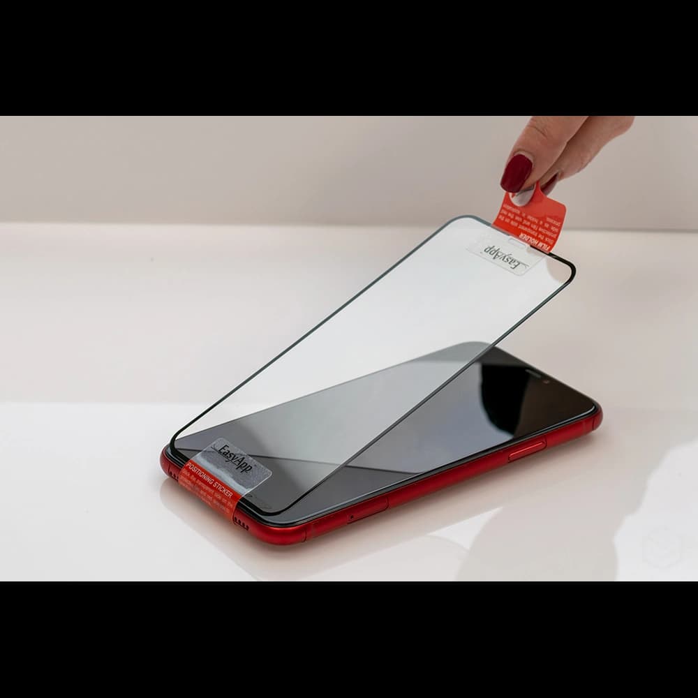 MyScreen Diamond Glass Edge Lite FG Motorola Moto G13/G23 schwarz/schwarz Full Glue gehärtetes Glas - 5