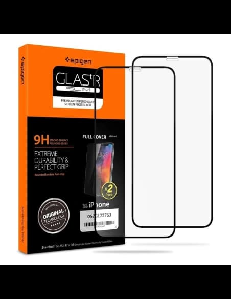 Spigen GLAS.tR Slim Apple iPhone 11 Pro Black [2 PACK]