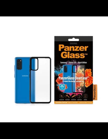 Etui PanzerGlass ClearCase Samsung Galaxy S20 černý/black