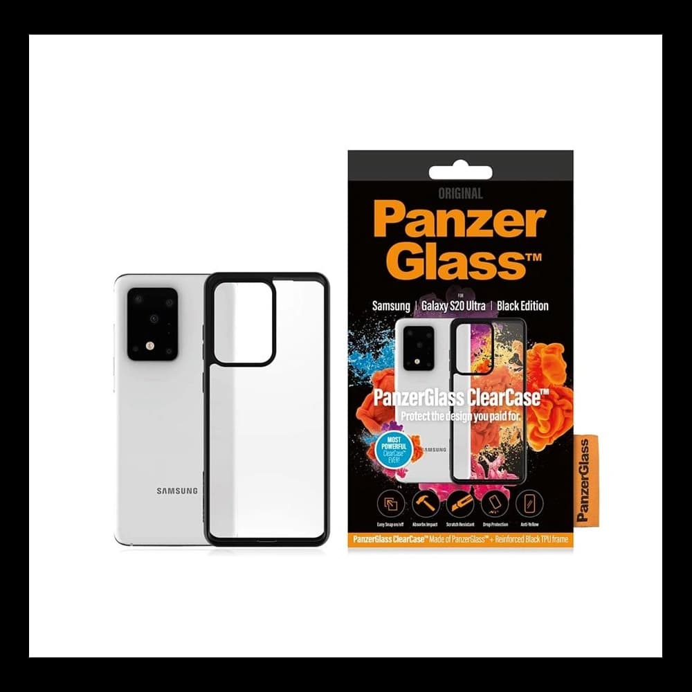 PanzerGlass ClearCase Samsung Galaxy S20 Ultra black
