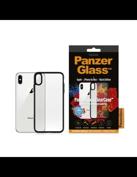 Etui PanzerGlass ClearCase Apple iPhone XS Max negru/black