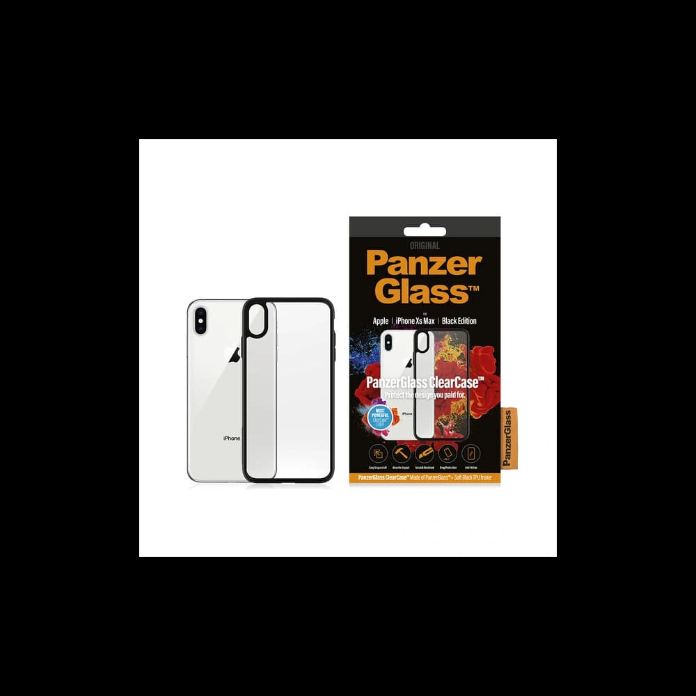 Etui PanzerGlass ClearCase Apple iPhone XS Max negru/black
