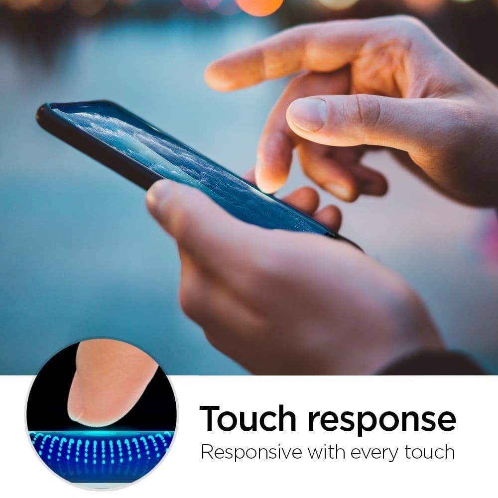 Gehärtetes Glas Spigen GLAS.tR AlignMaster Apple iPhone 11 Pro Max Schwarz - 5