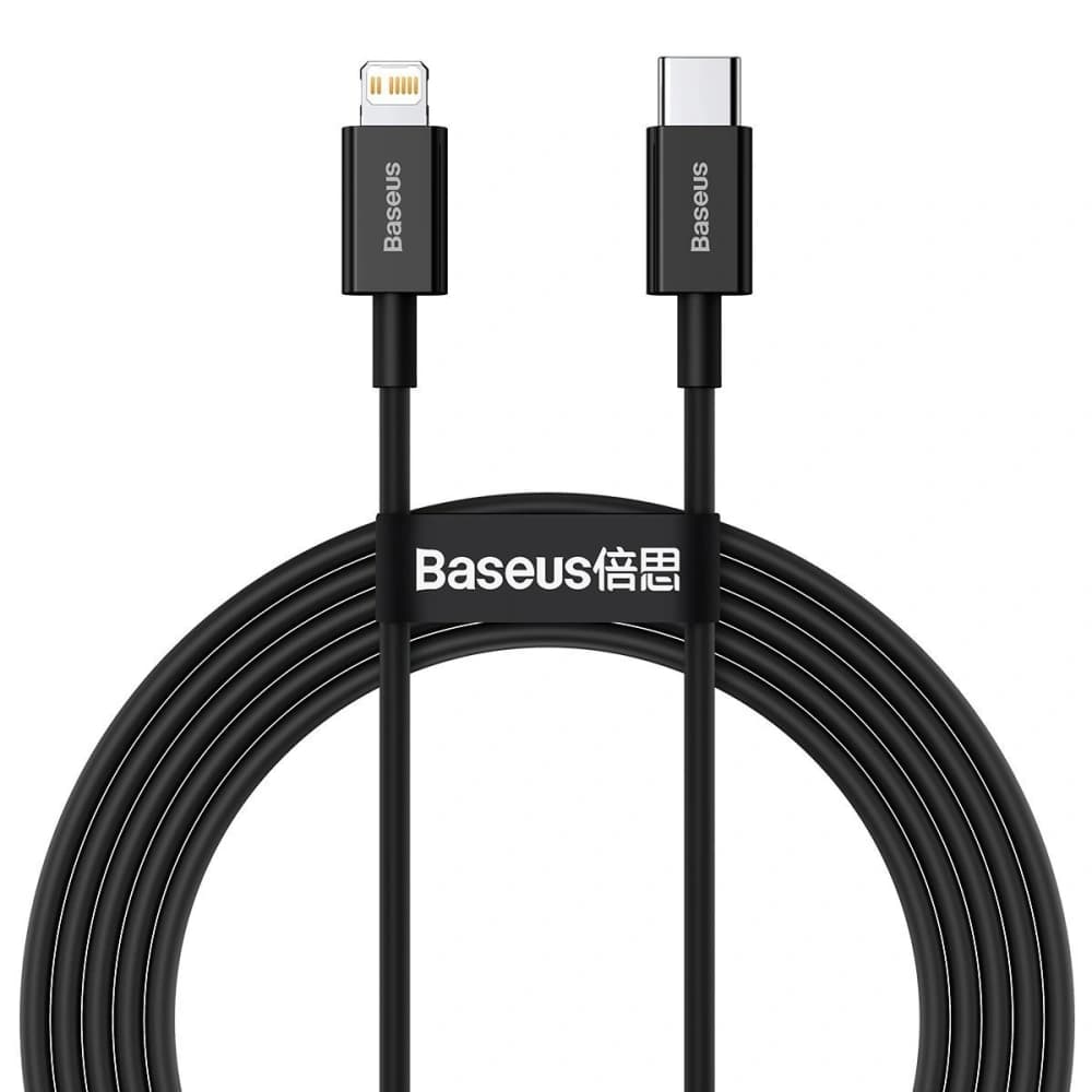 Kabel Baseus Superior Series USB-C/Lightning 20W, PD, 2m (černý)