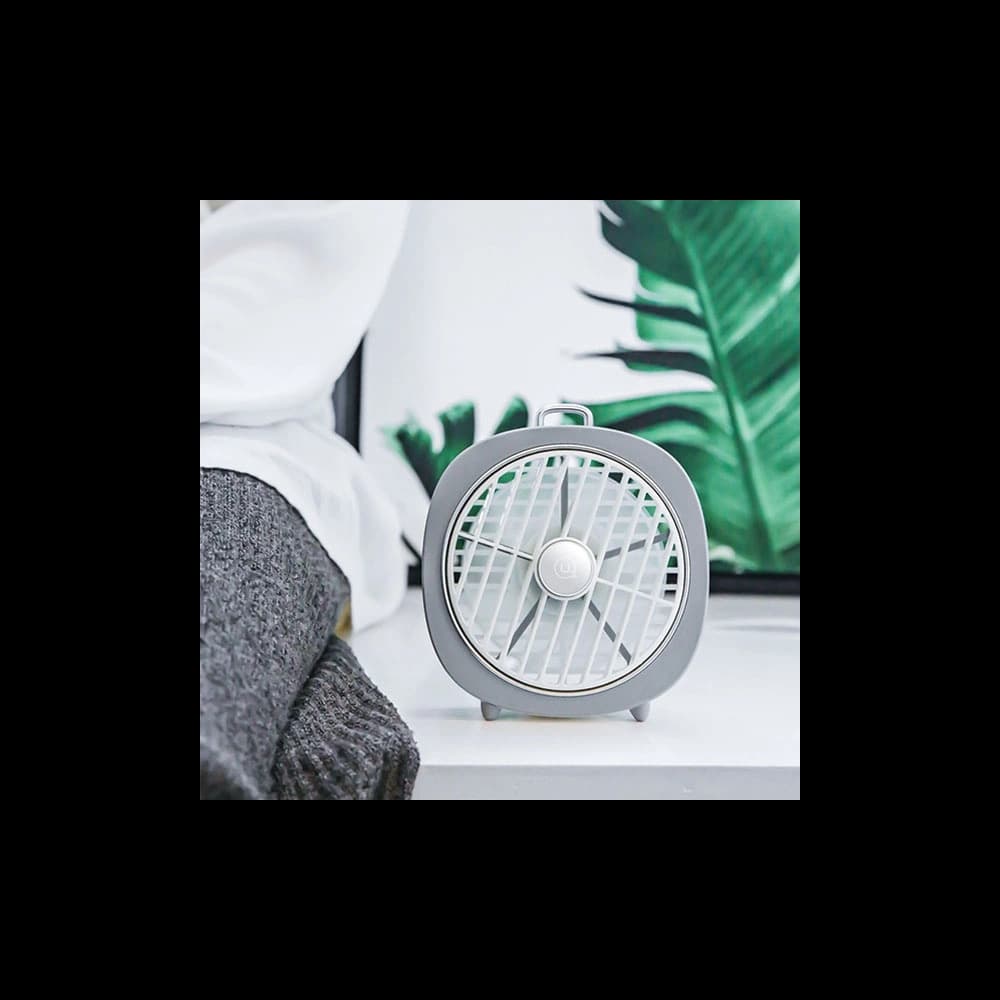 USAMS Desktop Mini Fan with LED pink (US-ZB065) - 5