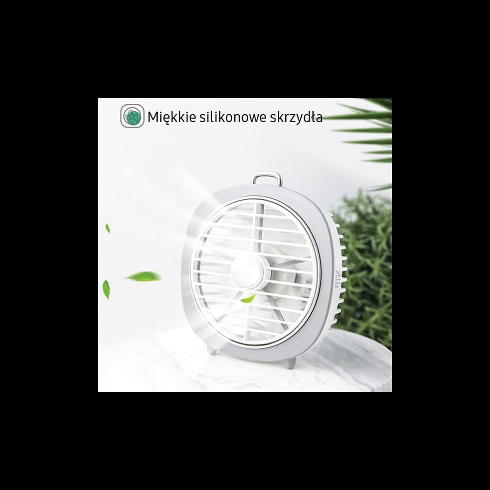 USAMS Desktop Mini Fan with LED pink (US-ZB065) - 10