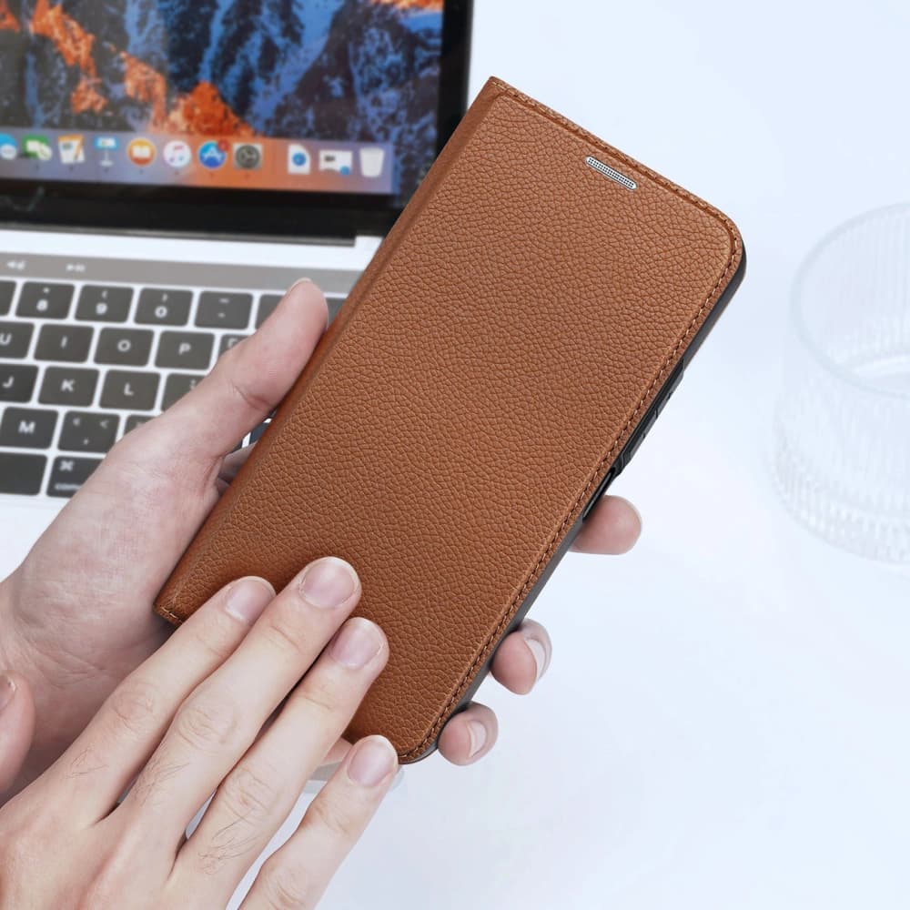 Etui Dux Ducis Skin X2 Xiaomi Redmi Note 12 Pro/POCO X5 Pro 5G hnědé - 9