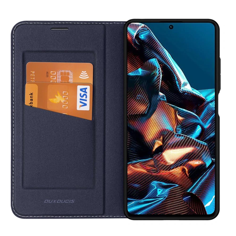 Etui Dux Ducis Skin X2 Xiaomi Redmi Note 12 Pro/POCO X5 Pro 5G albastre - 3