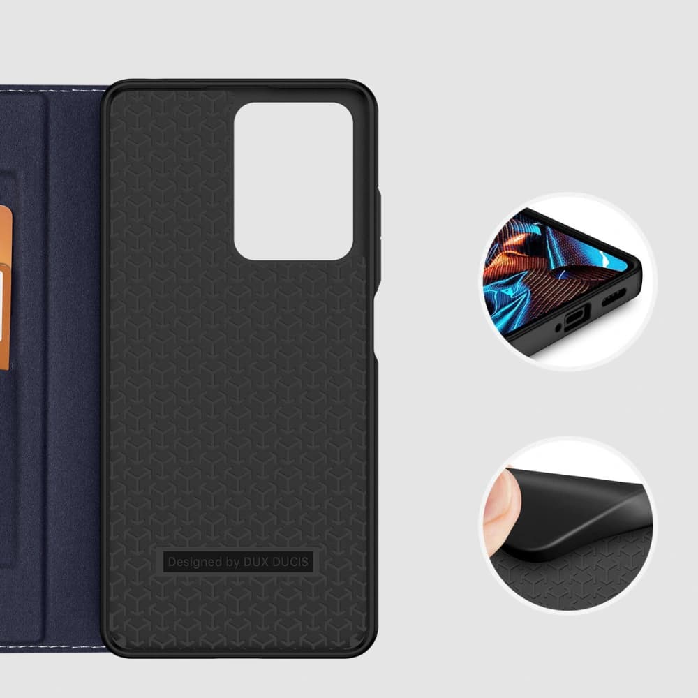 Etui Dux Ducis Skin X2 Xiaomi Redmi Note 12 Pro/POCO X5 Pro 5G albastre - 11