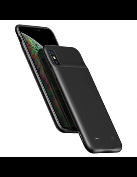 Etui powerbank USAMS Power Case Apple iPhone XS Max 4000mAh negru/black (US-CD69)
