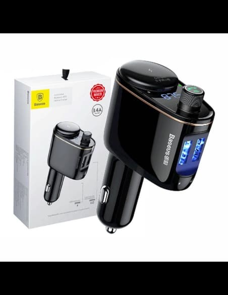 Transmițător auto Baseus Bluetooth MP3 S-06 (negru)