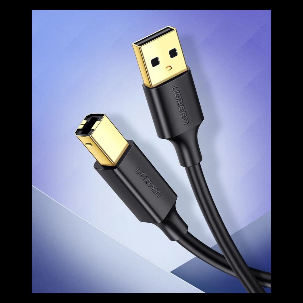 UGREEN US135 USB-B/USB-C nyomtató kábel 480 Mbps 1,5 m fekete - 8