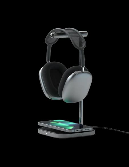 Podstawka do słuchawek z ładowarką bezprzewodową Satechi Headphone Stand 2in1 Apple AirPods Max (space gray)