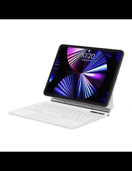 Etui z klawiaturą Baseus Brilliance Apple iPad Pro 12.9 2018/2020/2021 (3., 4. i 5. generacji) (białe)