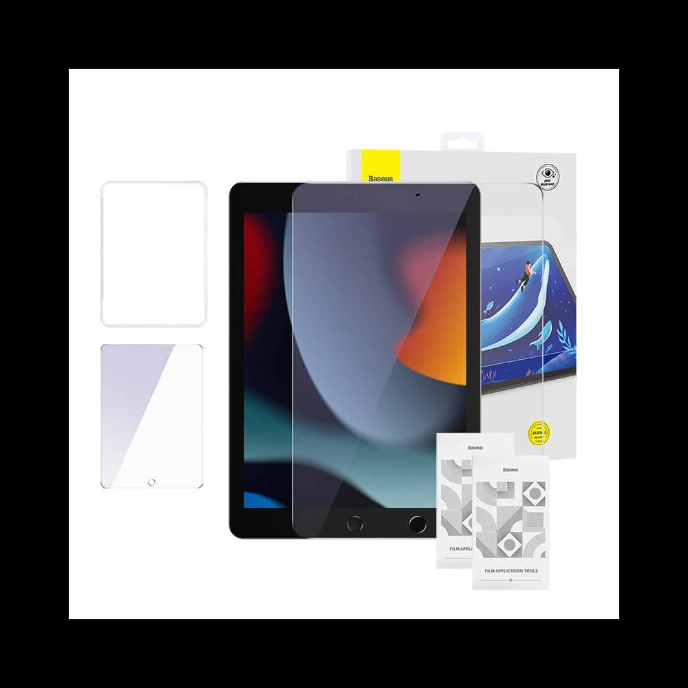 Edzett üveg Baseus Crystal 0.3mm Apple iPad 10.2 2019/2020/2021 (7, 8, 9 gen)/iPad Air 10.5 2019 (3 gen) [2 PACK] - 1