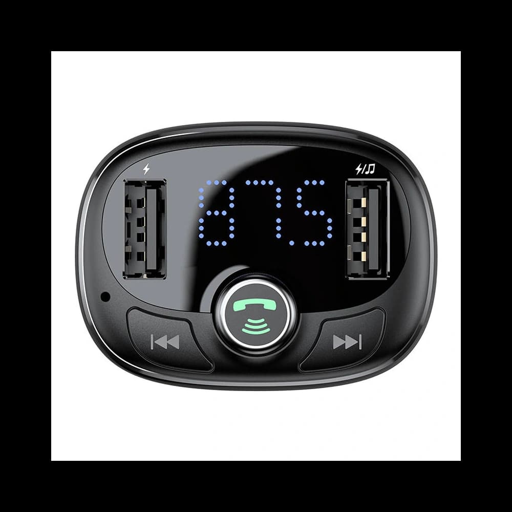 Transmițător FM Baseus T-typed S-09 Bluetooth (negru) - 6