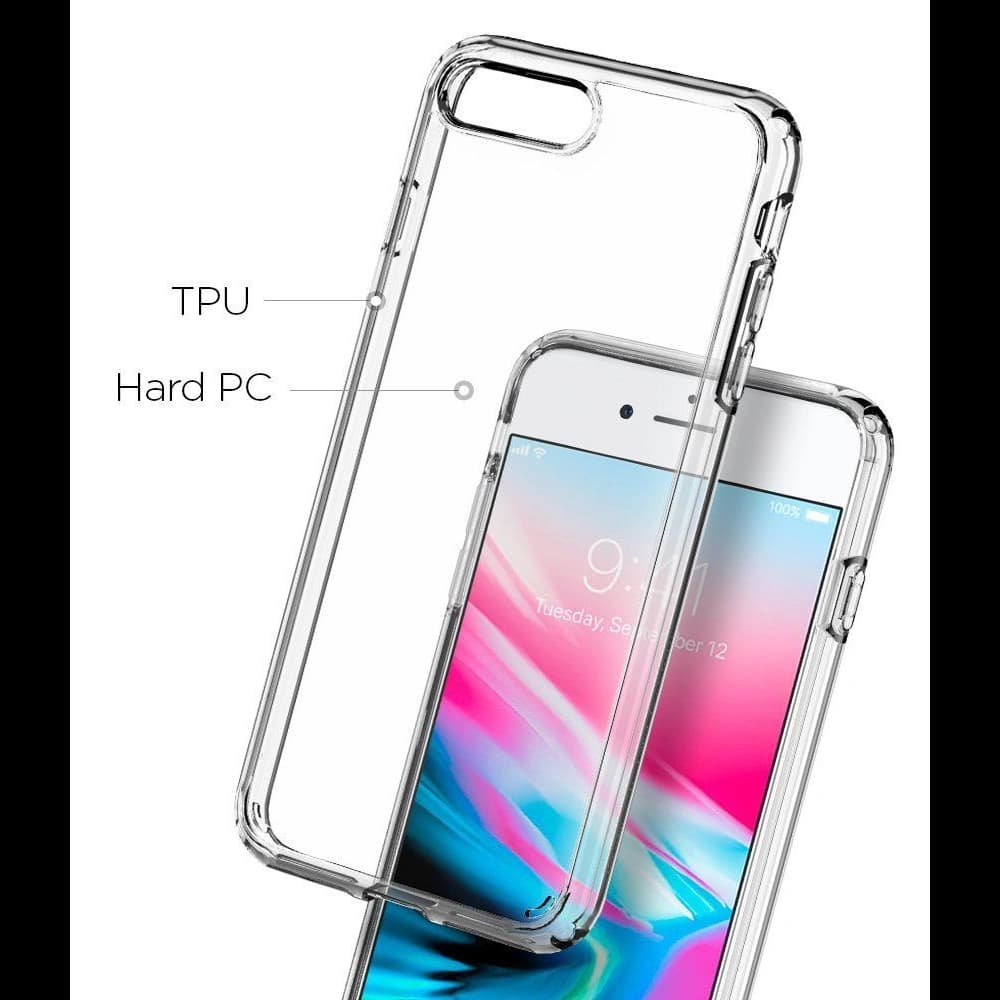 Etui Spigen Ultra Hybrid 2 Apple iPhone 8/7 Plus Átlátszó - 5