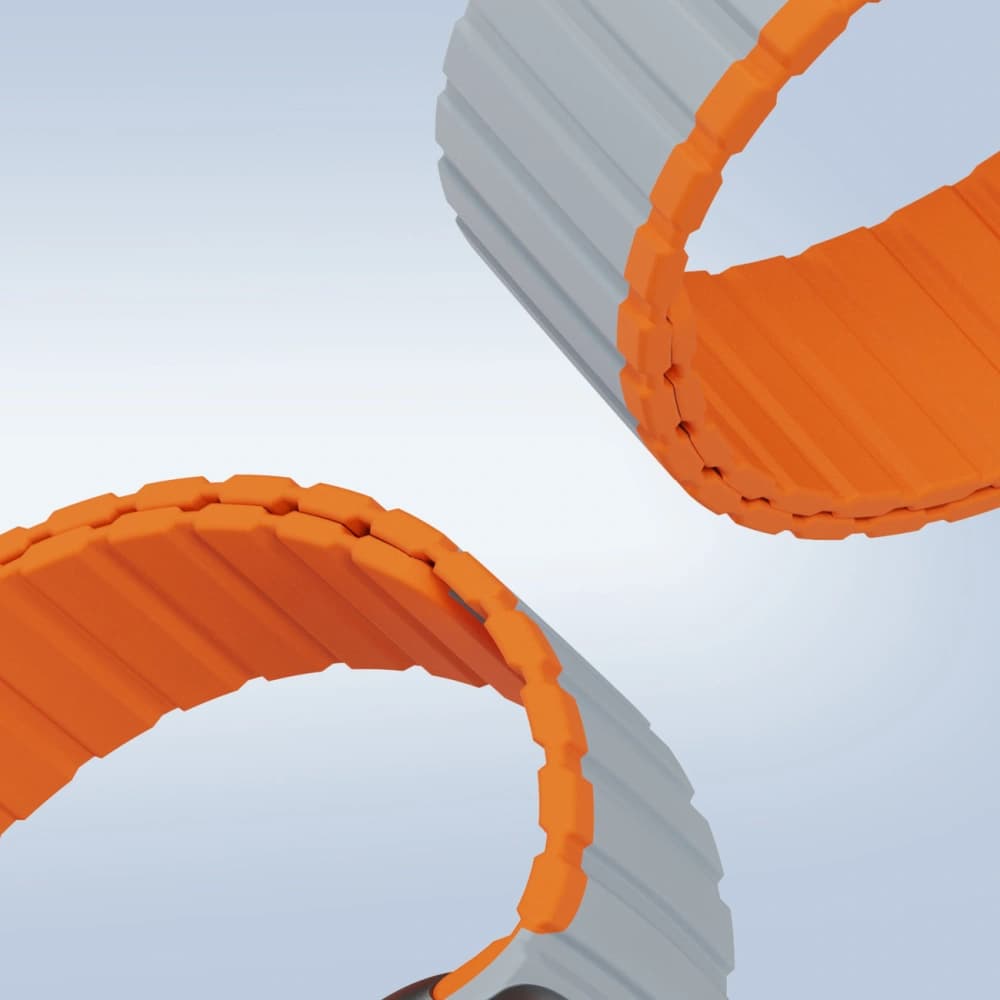 Dux Ducis Magnetarmband 22mm LD Version Galaxy Watch 3 45mm/S3/Huawei Watch Ultimate/GT3 SE 46mm grau-orange - 8