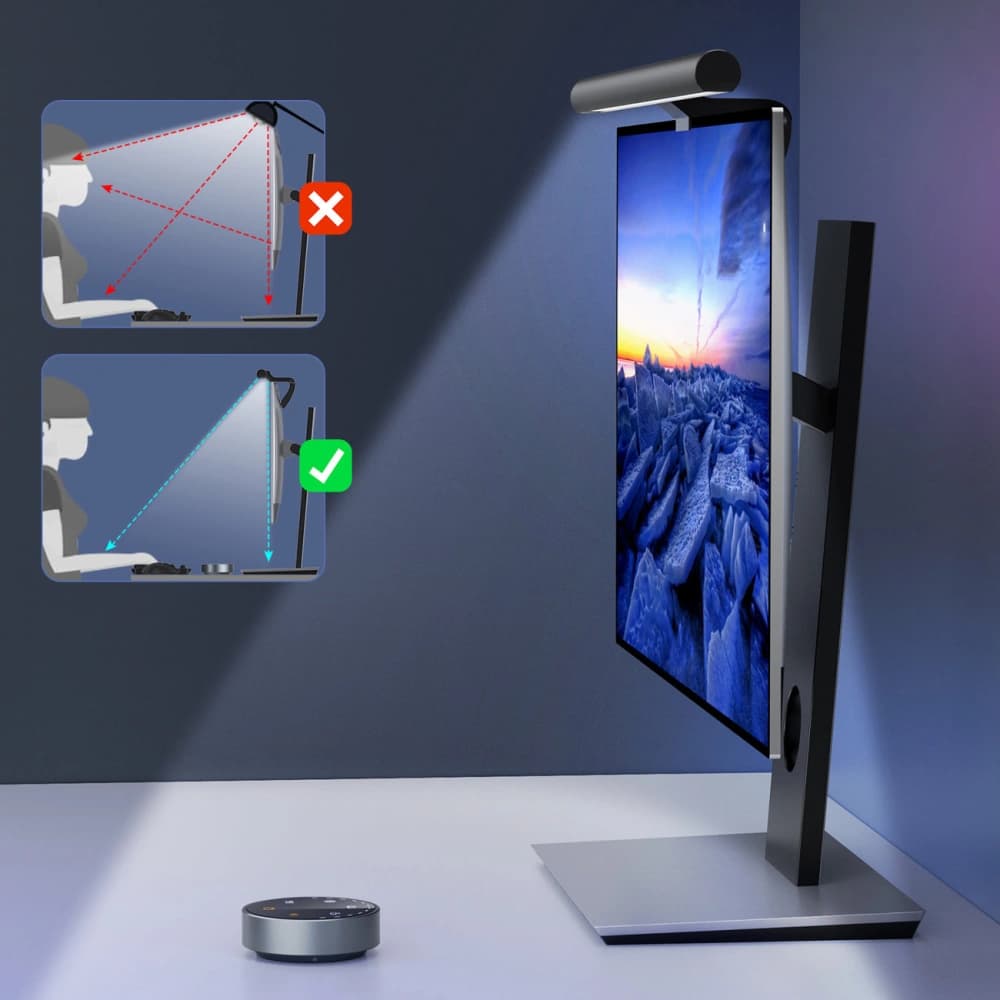 Monitor lámpa Choetech Elesense E1129 LED fekete [2 PACK] - 4
