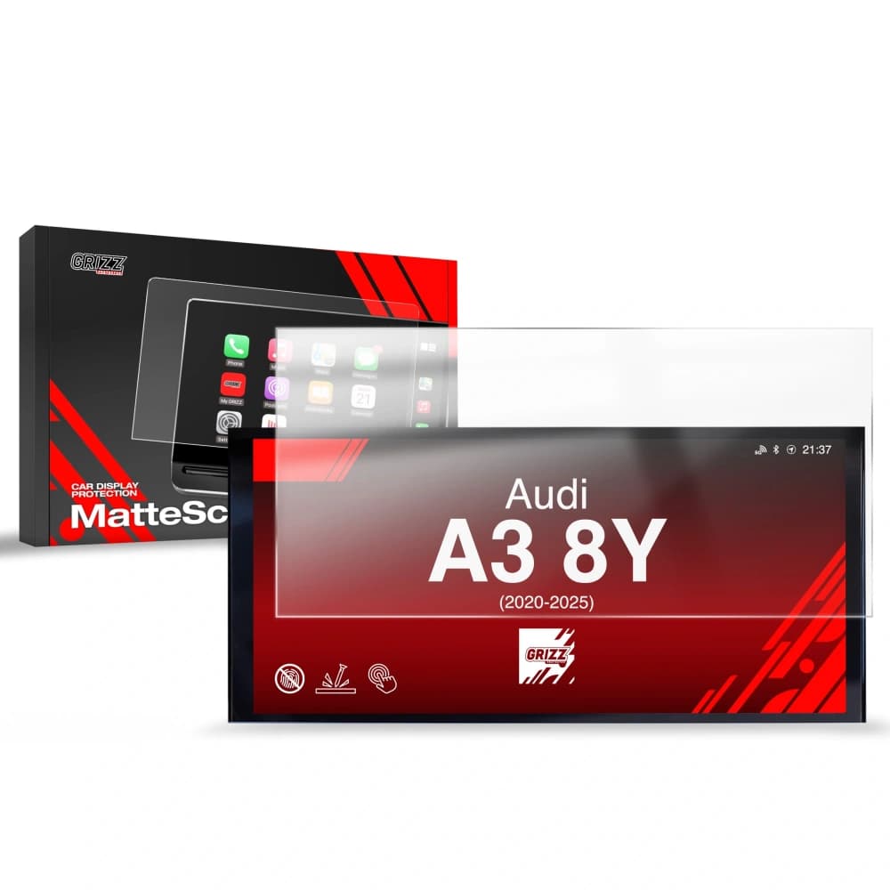 Matte GrizzGlass CarDisplay Protection Audi A3 8Y 2020-2025 - 1