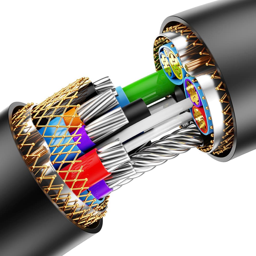 Extension Cable Baseus AirJoy Series USB 2.0 0.5m black - 6