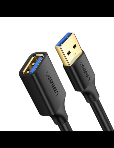 UGREEN US129 USB-A 3.0/USB-A 3.0 cablu prelungitor 2m negru