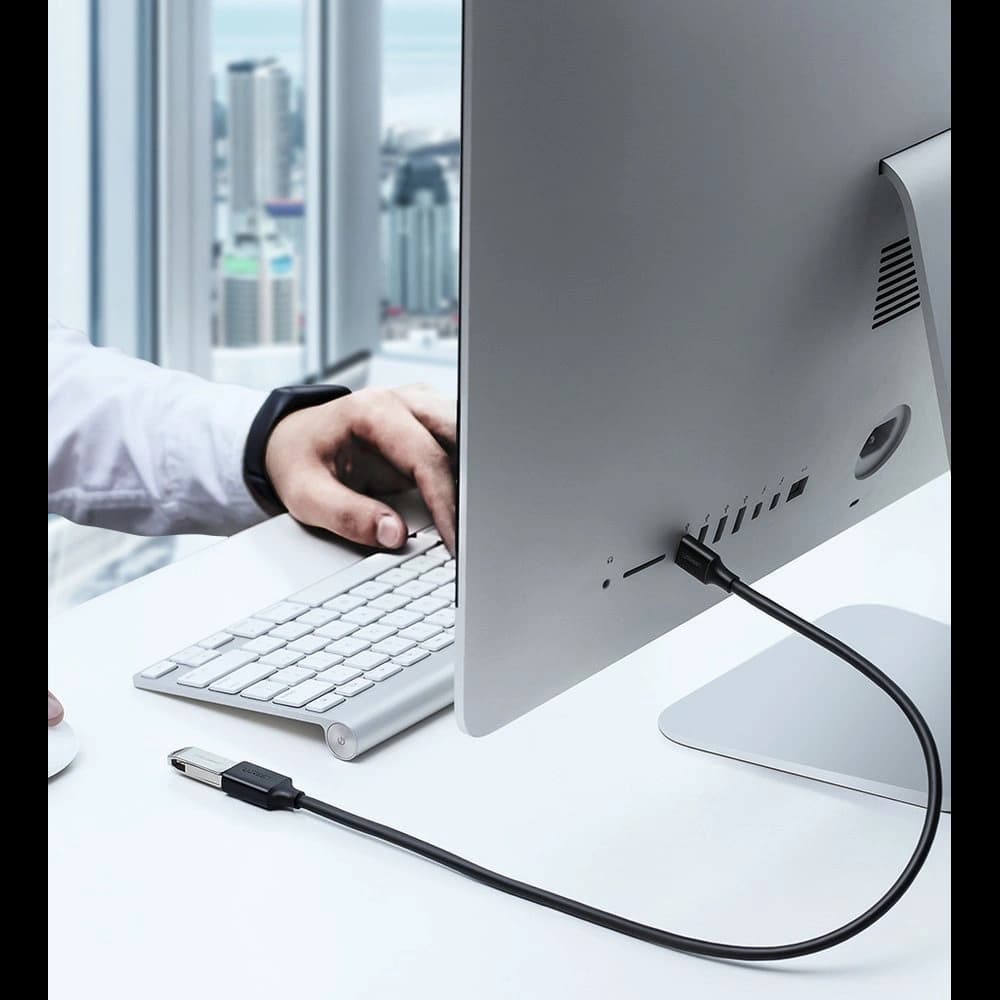 UGREEN US129 USB-A 3.0/USB-A 3.0 2m fekete hosszabbító kábel - 3