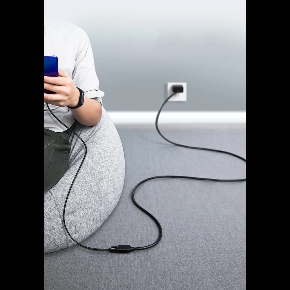 UGREEN US129 USB-A 3.0/USB-A 3.0 2m fekete hosszabbító kábel - 10