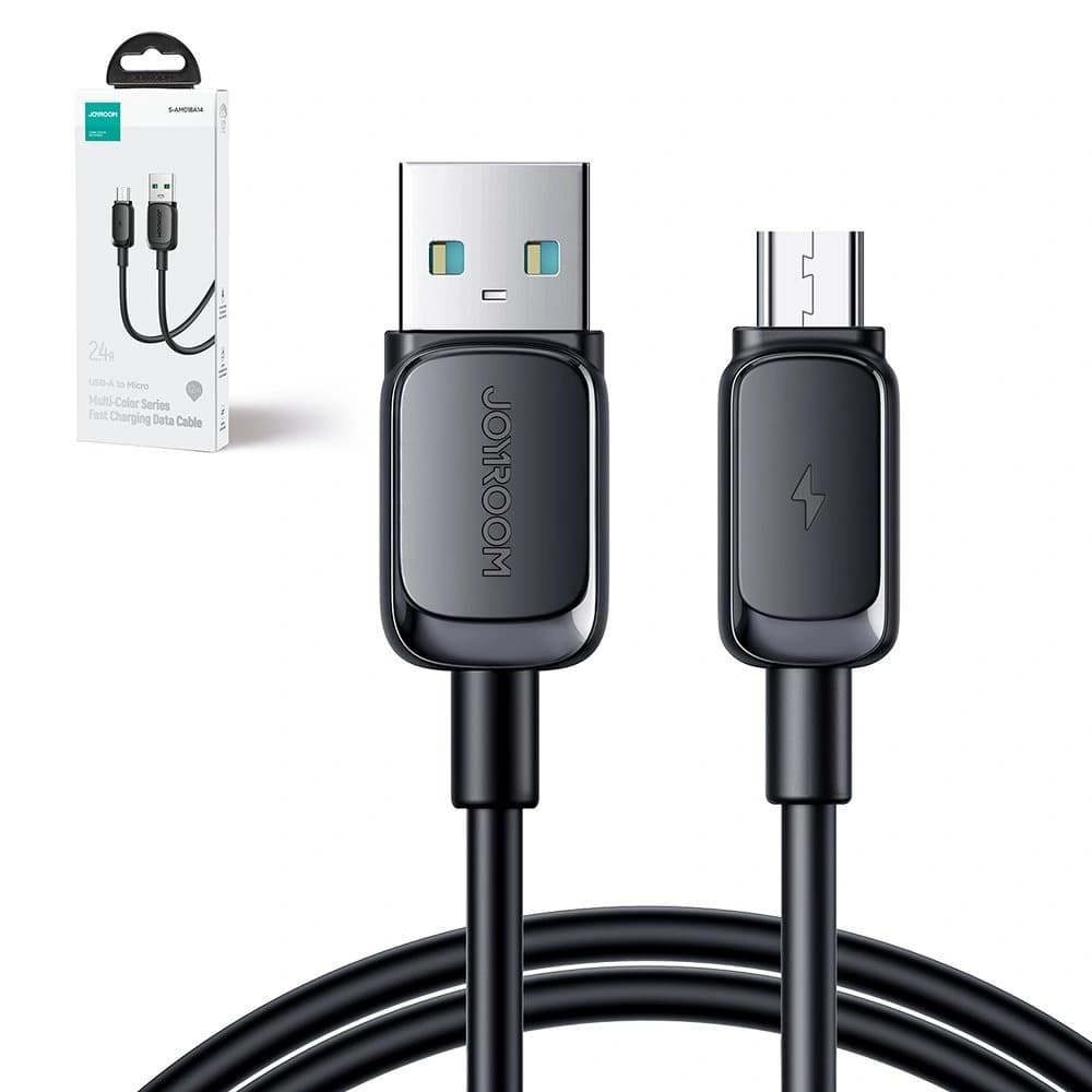 Kábel Joyroom S-AM018A14 USB-A/microUSB 2.4A 1,2m fekete - 3