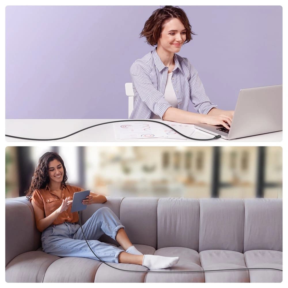 Kábel Joyroom S-AM018A14 USB-A/microUSB 2.4A 1,2m fekete - 5