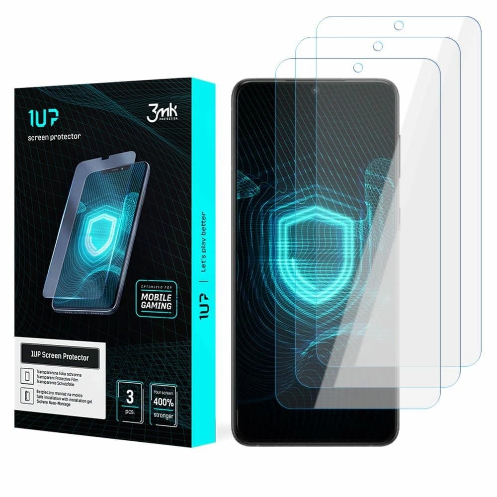 Védőfólia játékosoknak 3MK 1UP Xiaomi Redmi 12 [3 PACK] - 1