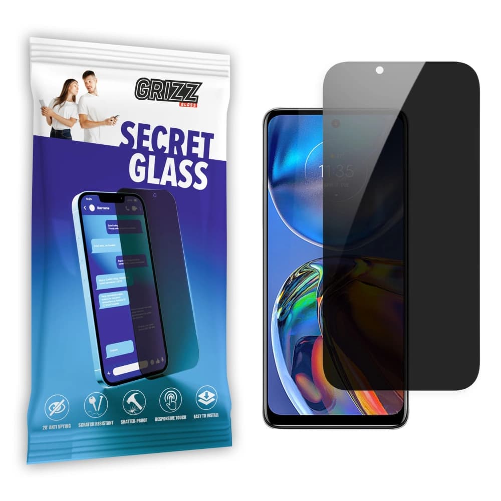 GrizzGlass Matte SecretGlass Motorola Moto E32 - 1