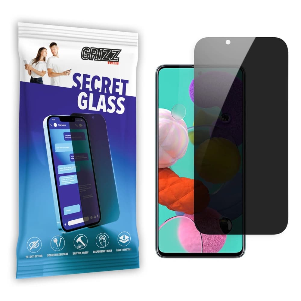 GrizzGlass Matte SecretGlass Samsung Galaxy A51-hez