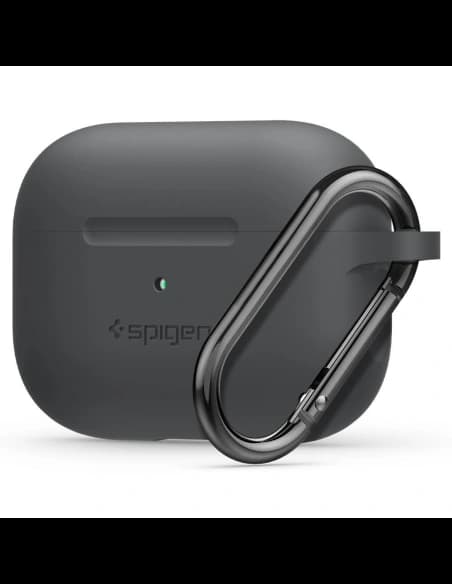 Case Spigen Silicone Fit Airpods Pro Charcoal