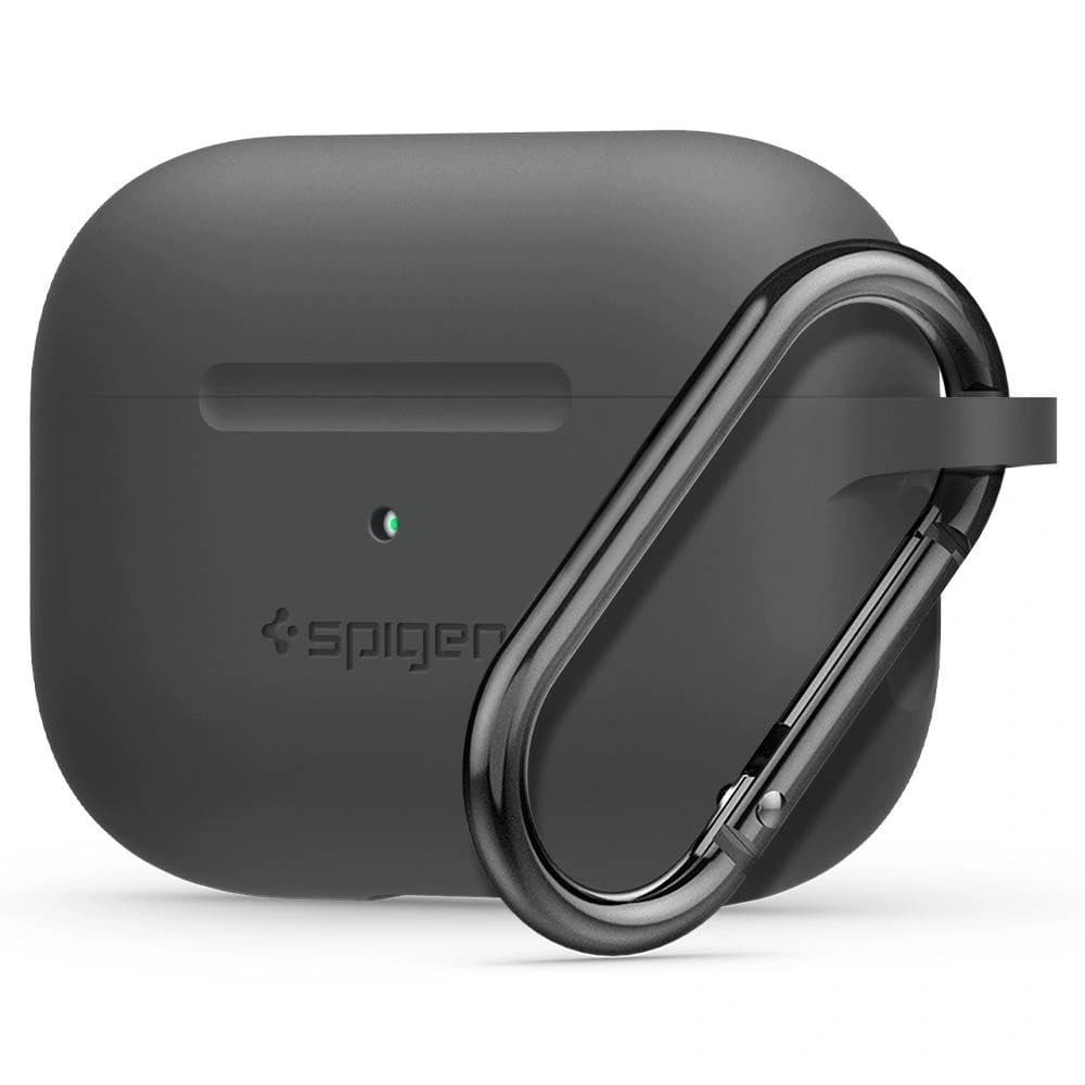 Case Spigen Silicone Fit Airpods Pro Charcoal