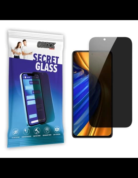 Matowe szkło prywatyzujące GrizzGlass SecretGlass do Xiaomi POCO F4