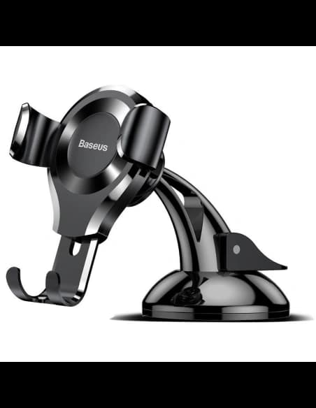 Suport auto gravitațional Baseus Osculum pentru telefon (negru)