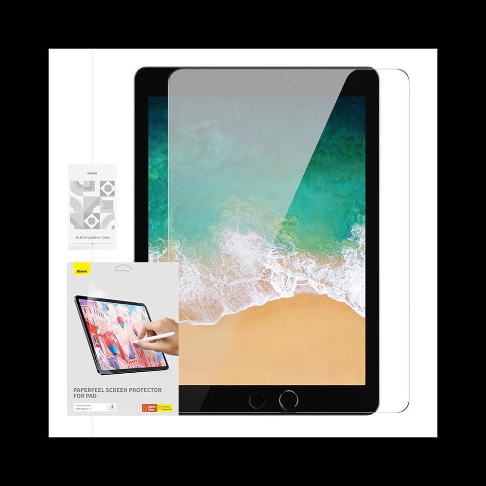 Baseus Apple Film pentru ecran Paperfeel iPad 9.7 2017/2018 (generația a 5-a și a 6-a) Transparent - 1
