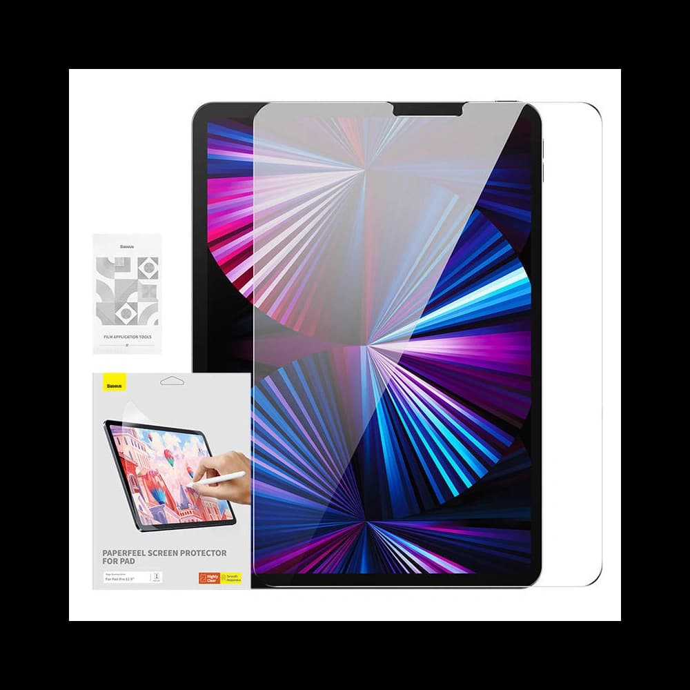 Baseus Apple Film pentru ecran Paperfeel iPad Pro 12.9 2018/2020/2021/2022 (generațiile 3, 4, 5 și 6) Clear - 1