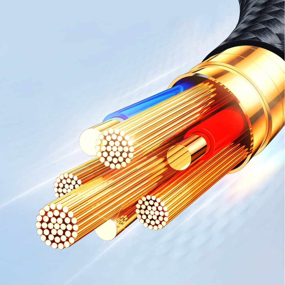 Joyroom 1.2m Kabel S-1T4018A18 4in1 USB-A/USB-C - 2x Lightning - microUSB schwarz - 9