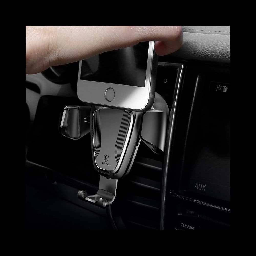 Upevnění gravitační Baseus na mřížku ventilace černé - 10