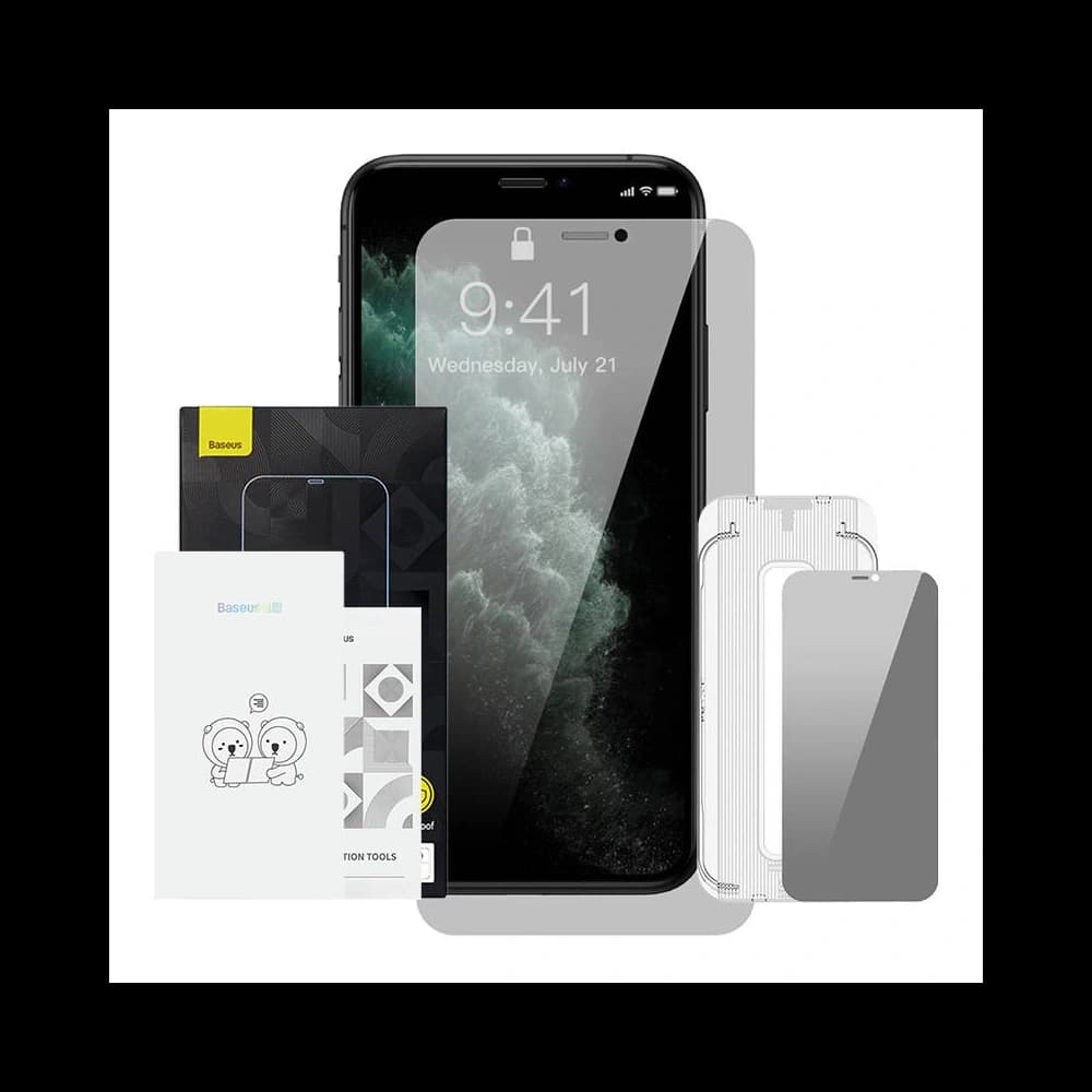 Baseus Crystal Privacy Protection Glass 0.3mm Apple iPhone XS/X