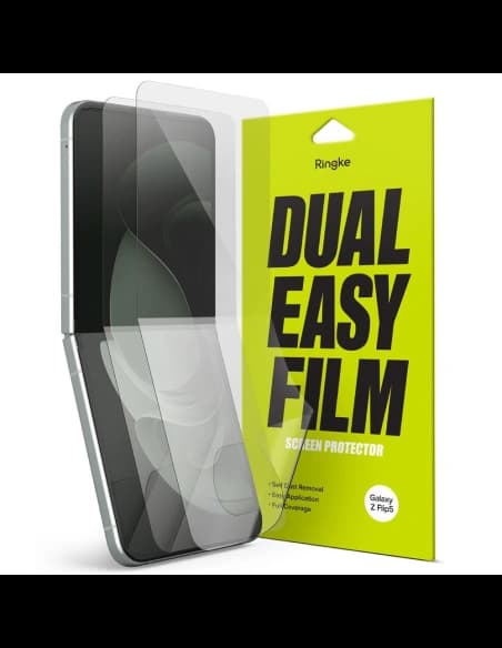 Ringke Dual Easy Samsung Galaxy Z Flip 4/5 Clear [2 PACK]