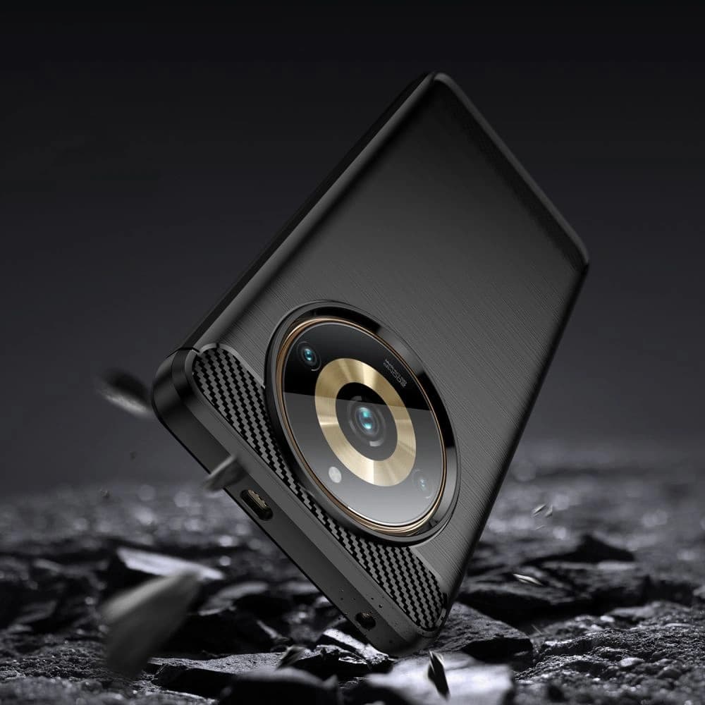 Etui Tech-Protect TPUCarbon Realme 11 Pro 5G/11 Pro+ Plus 5G Černé - 3