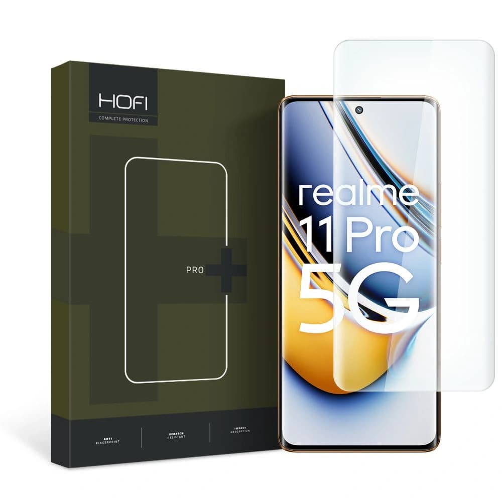 Hofi UV Glass Pro+ Realme 11 Pro 5G/11 Pro+ Plus 5G Clear
