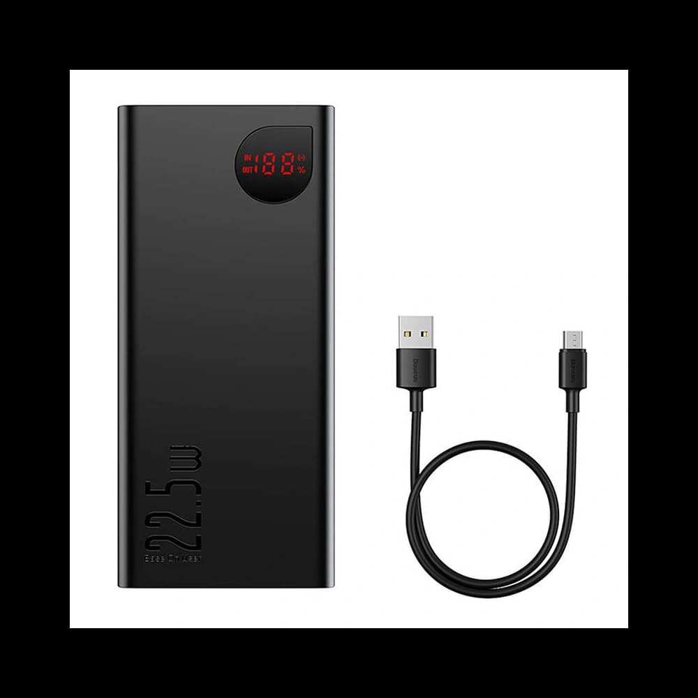 Powerbank Baseus Adaman 40000mAh 22,5W (fekete) - 8