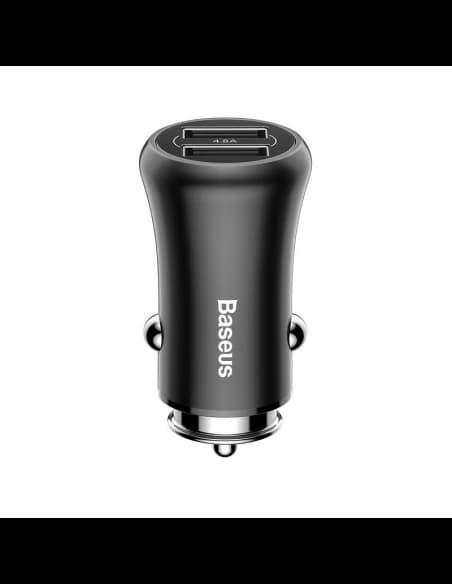 Autós töltő Baseus Gentleman 2xUSB (fekete)