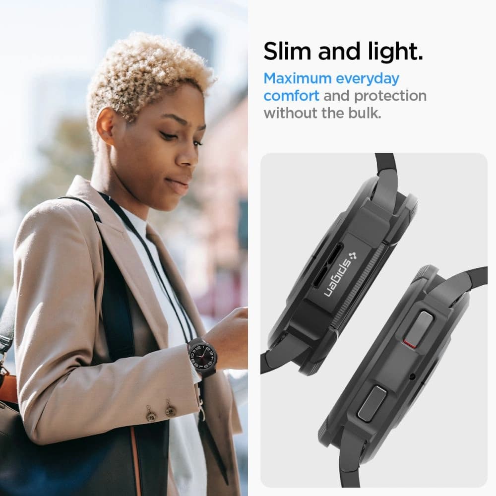 Etui Spigen Liquid Air Samsung Galaxy Watch 6 Classic 47mm Matná černá - 17